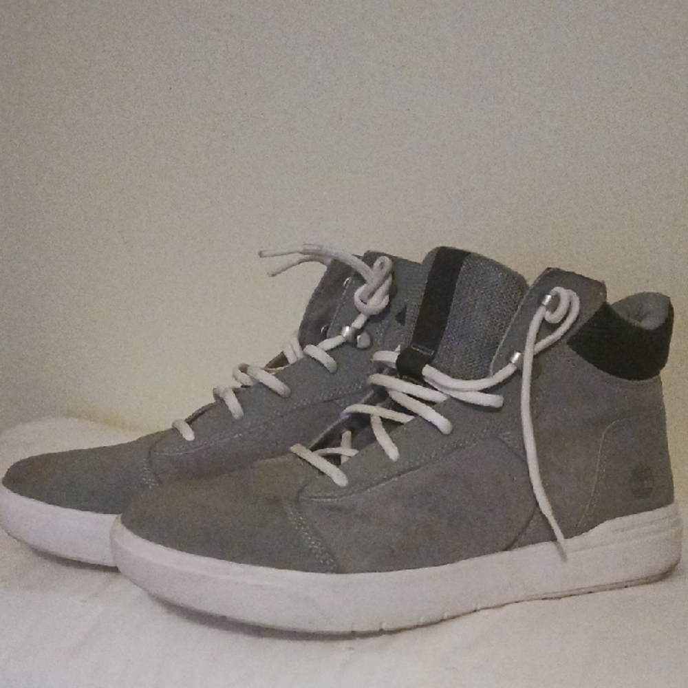 Timberland Men's Gray and Black Sneakers